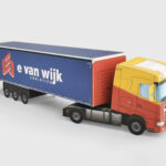 Bouwplaat truck E. van Wijk logistics